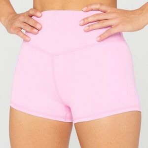 FABLETICS SHORTS, PURELUXE HIGH - WAISTED TLC SHORT 2" PINK MARSHMALLOW